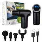 🔋✨ Muscle Massage Gun FH-820 | 6 Vibration Modes & 4 Heads | Deep Tissue Relief 💪⚡