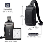 🎒 Multifunction Sling Bag – Stylish, Compact & Travel-Ready 🖤✨