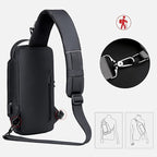 🎒 Multifunction Sling Bag – Stylish, Compact & Travel-Ready 🖤✨