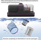 🔥 Smart & Heavy Duty Dust & Mite Vacuum Cleaner – Powerful Handheld Cleaning