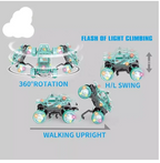 🔥Double-Sided 360° RC Stunt Car Toy with Lights & Music – Rechargeable Remote Control Car 🚗✨