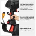 🚗💦  Cordless High-Pressure Washer Gun 🪟🏡