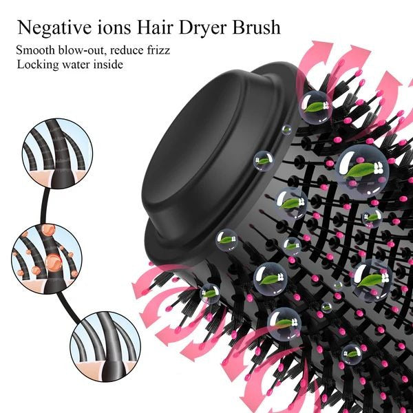 Electric Hot Air Paddle Brush & Hair Styler