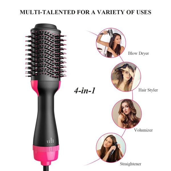 Electric Hot Air Paddle Brush & Hair Styler