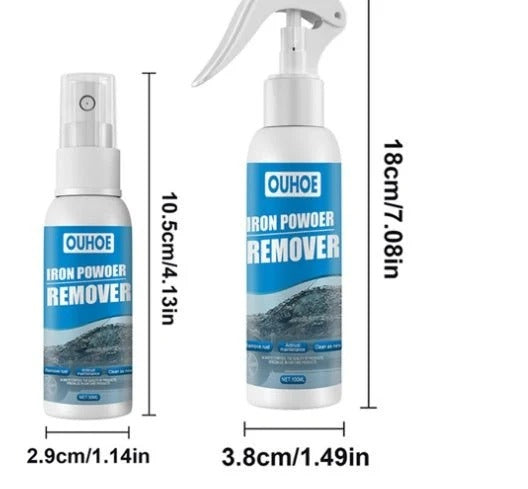 Car Iron Powder & Rust Remover Spray (100ml Kit)
