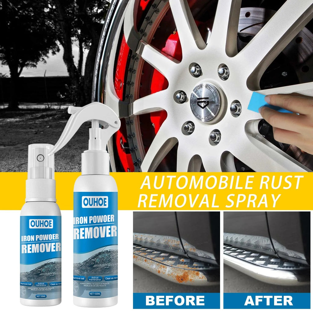 Car Iron Powder & Rust Remover Spray (100ml Kit)