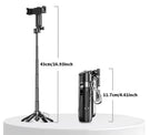 Mini Grip Quadripod with Bluetooth Remote – Portable Tripod Stand for Phone & Vlogging 📸