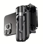 Mini Grip Quadripod with Bluetooth Remote – Portable Tripod Stand for Phone & Vlogging 📸