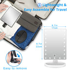 Large LED Makeup Mirror 💡 | 360° Rotating Light🔥