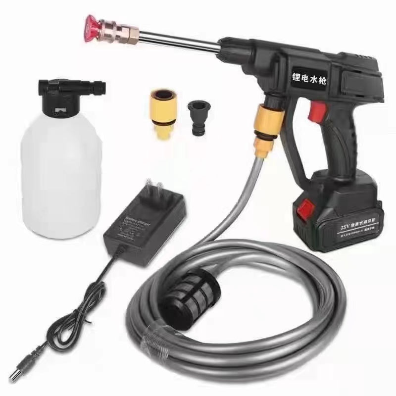 🚗💦  Cordless High-Pressure Washer Gun 🪟🏡